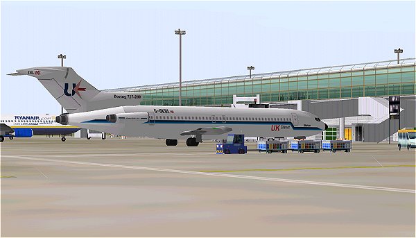 Stansted 727 in old scheme