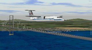 Overhead Forth Road Bridge